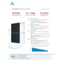 670W Mono Solar Panel High Power 210 mm